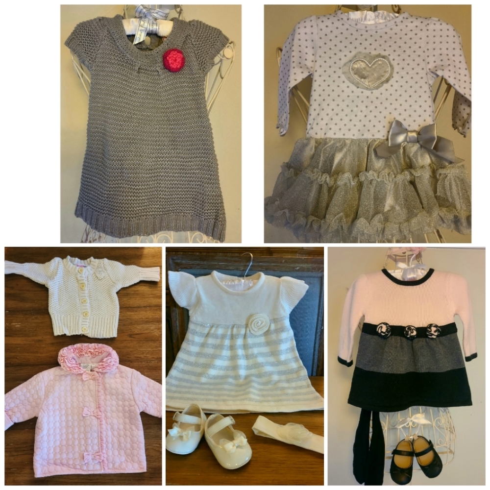 0-3 month old girls clothing.